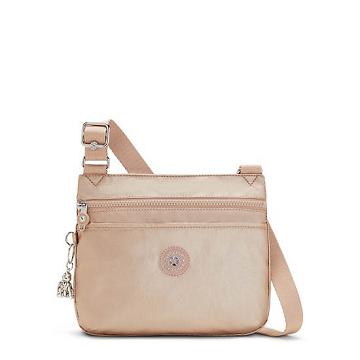 Kipling Emmylou Metallic Crossbody Väska Guld | SE 2106BE